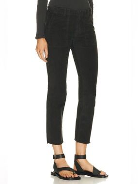 Nili Lotan Jenna Black Corduroy Pants Size 2